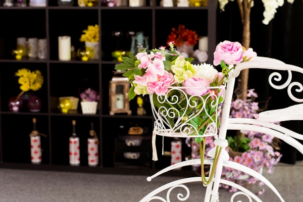 Premium range flower arrangements demonstrating mid-tier pricing and design quality
